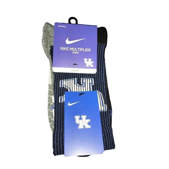 NIKE‎ College Multiplier (Kentucky) Crew Socks (2 Pairs) - Picture 2 of 7